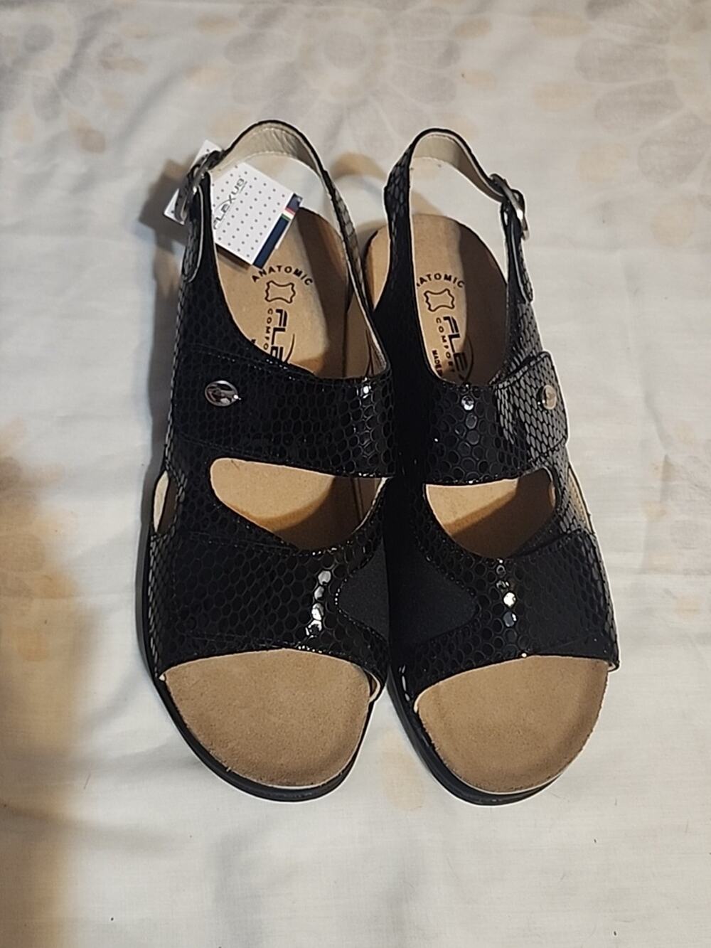 Flexus Italian Comfort by Spring Step Sandals sz 42 (11) Buckle Genuine Leather